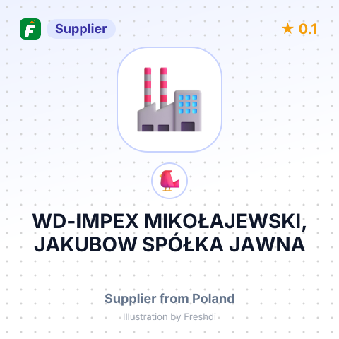 WD-IMPEX MIKOŁAJEWSKI, JAKUBOW SPÓŁKA JAWNA – summary card, no photo uploaded yet