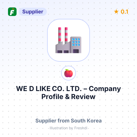 WE D LIKE CO. LTD. – summary card, no photo uploaded yet
