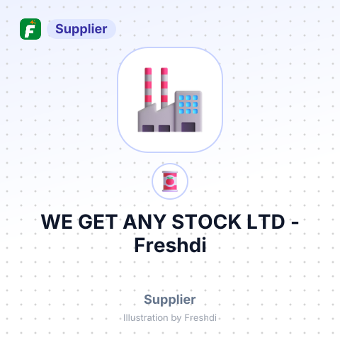 WE GET ANY STOCK LTD – summary card, no photo uploaded yet