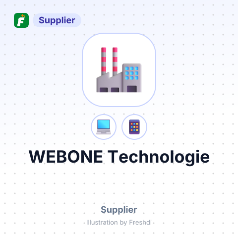 WEBONE Technologie – summary card, no photo uploaded yet