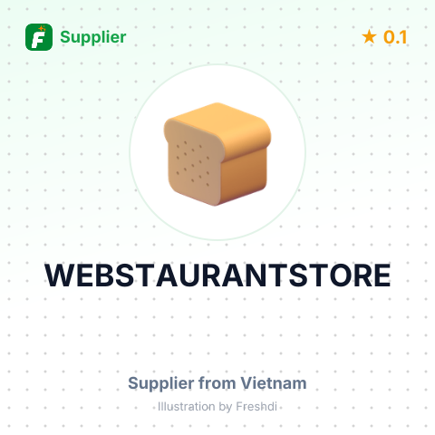 WEBSTAURANTSTORE – summary card, no photo uploaded yet