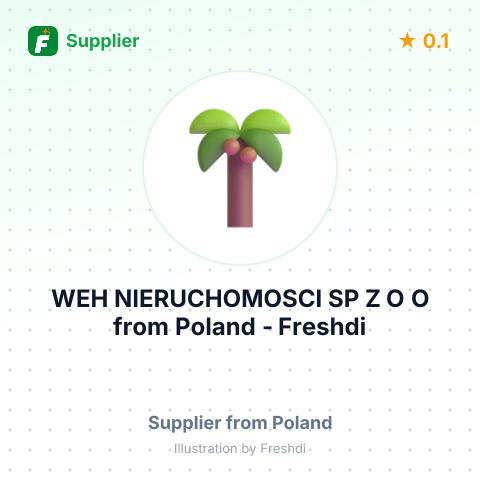 WEH NIERUCHOMOSCI SP Z O O – summary card, no photo uploaded yet