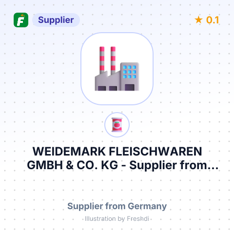 WEIDEMARK FLEISCHWAREN GMBH & CO. KG – summary card, no photo uploaded yet