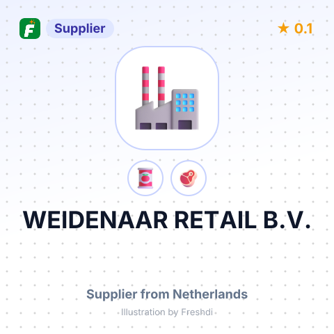 WEIDENAAR RETAIL B.V. – summary card, no photo uploaded yet