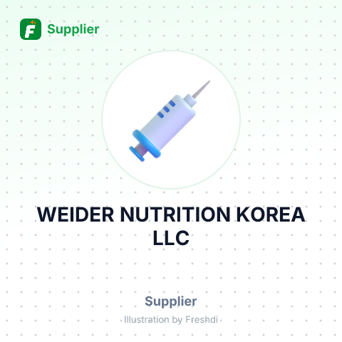 WEIDER NUTRITION KOREA LLC – summary card, no photo uploaded yet