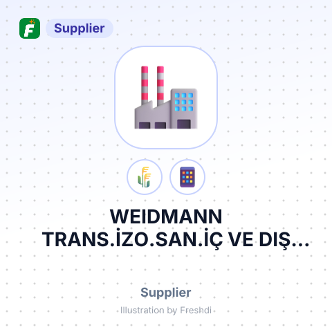 WEIDMANN TRANS.İZO.SAN.İÇ VE DIŞ TİC.A.Ş – summary card, no photo uploaded yet