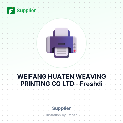WEIFANG HUATEN WEAVING PRINTING CO LTD – summary card, no photo uploaded yet
