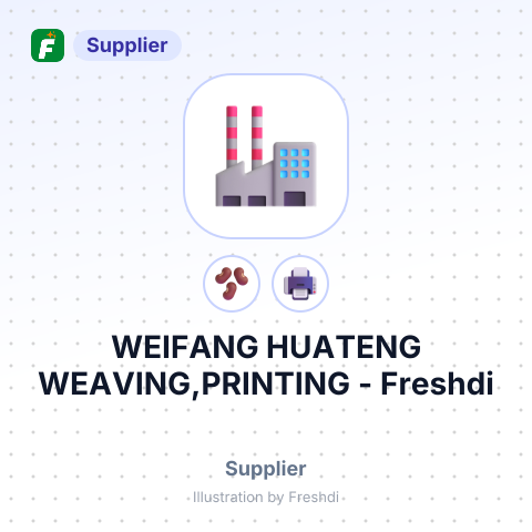 WEIFANG HUATENG WEAVING,PRINTING – summary card, no photo uploaded yet