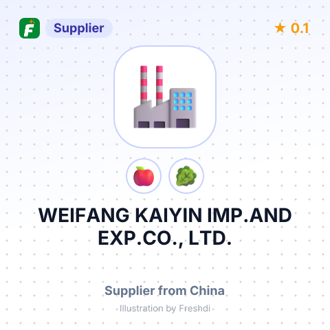 WEIFANG KAIYIN IMP.AND EXP.CO., LTD. – summary card, no photo uploaded yet