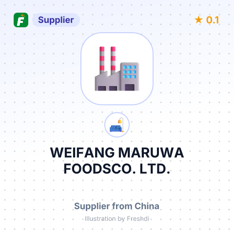 WEIFANG MARUWA FOODSCO., LTD. – summary card, no photo uploaded yet