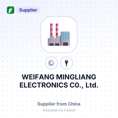 WEIFANG MINGLIANG ELECTRONICS C0., Ltd. – summary card, no photo uploaded yet