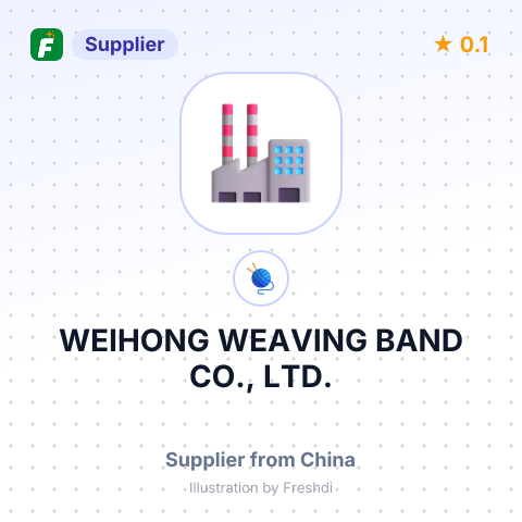 WEIHONG WEAVING BAND CO., LTD. – summary card, no photo uploaded yet