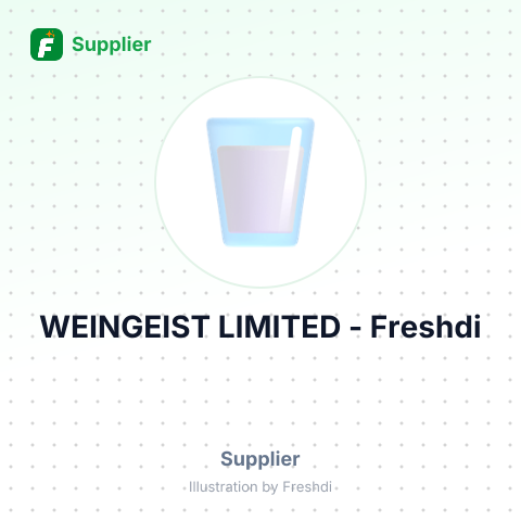 WEINGEIST LIMITED – summary card, no photo uploaded yet