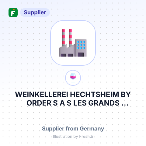 WEINKELLEREI HECHTSHEIM BY ORDER S A S LES GRANDS CHAIS55129 MAINZ HECHTSHEIM REINHESSENSTRASSE 25 GERMANY – summary card, no photo uploaded yet