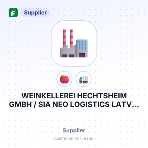 WEINKELLEREI HECHTSHEIM GMBH / SIA NEO LOGISTICS LATVIA – summary card, no photo uploaded yet