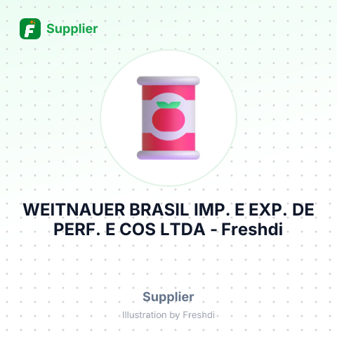 WEITNAUER BRASIL IMP. E EXP. DE PERF. E COS LTDA – summary card, no photo uploaded yet