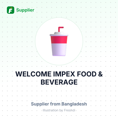 WELCOME IMPEX FOOD & BEVERAGE – summary card, no photo uploaded yet