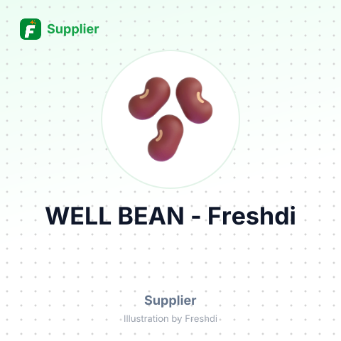 WELL BEAN – summary card, no photo uploaded yet