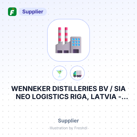 WENNEKER DISTILLERIES BV / SIA NEO LOGISTICS RIGA, LATVIA – summary card, no photo uploaded yet