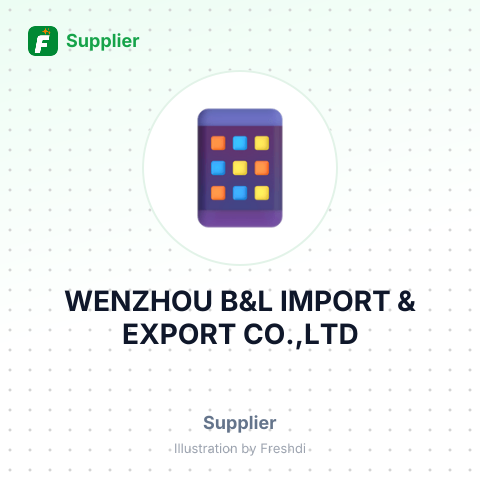 WENZHOU B&L IMPORT & EXPORT CO.,LTD – summary card, no photo uploaded yet