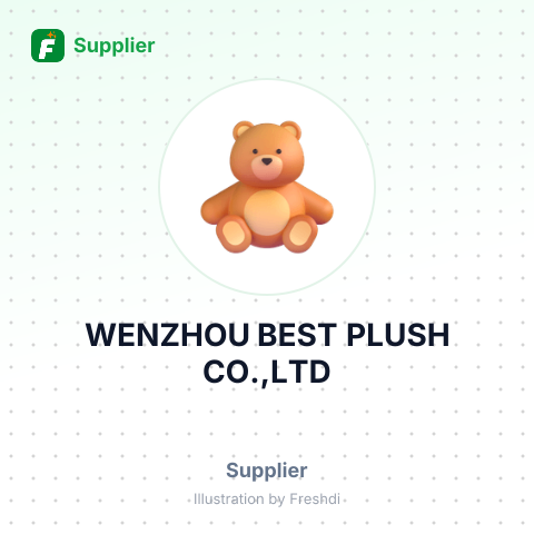 WENZHOU BEST PLUSH CO.,LTD – summary card, no photo uploaded yet