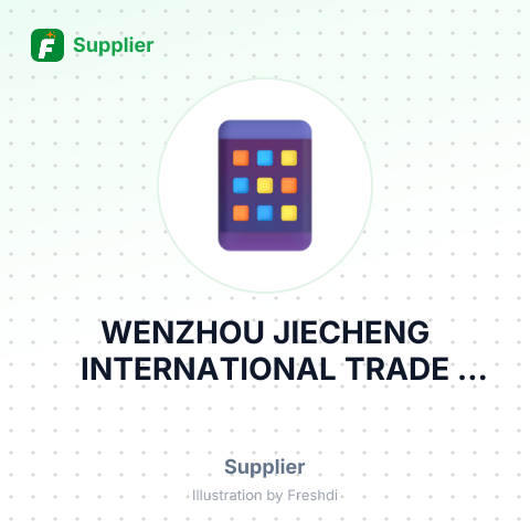 WENZHOU JIECHENG INTERNATIONAL TRADE CO.,LTD – summary card, no photo uploaded yet