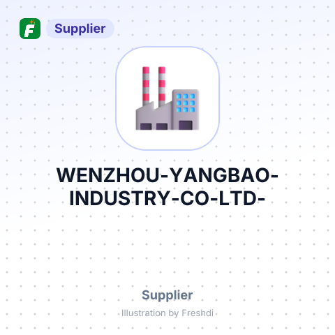 WENZHOU YANGBAO INDUSTRY CO.,LTD. – summary card, no photo uploaded yet