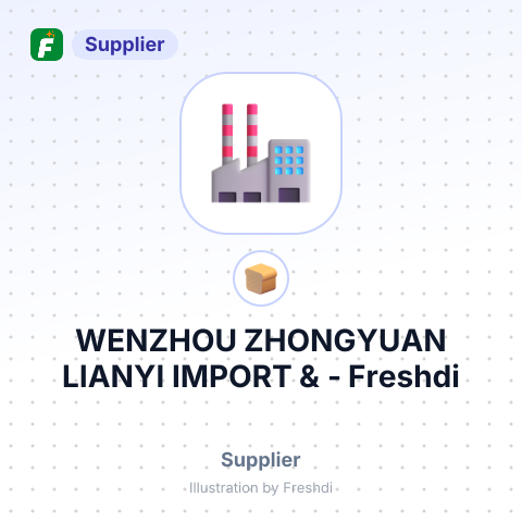 WENZHOU ZHONGYUAN LIANYI IMPORT & – summary card, no photo uploaded yet