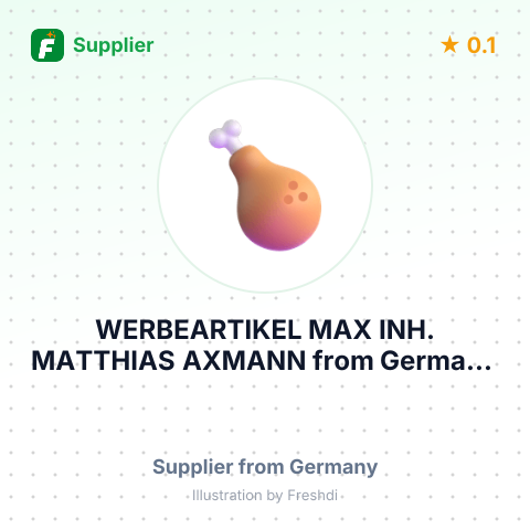 WERBEARTIKEL MAX INH. MATTHIAS AXMANN – summary card, no photo uploaded yet