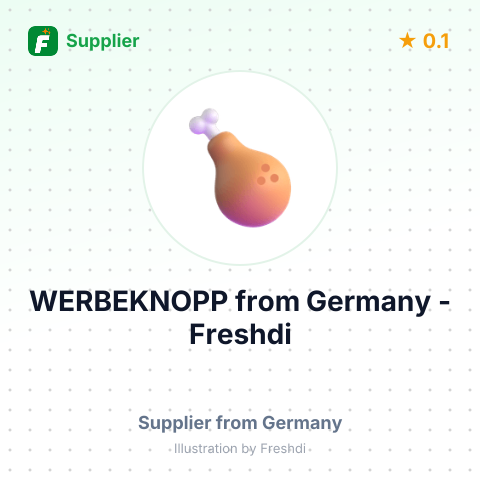 WERBEKNOPP – summary card, no photo uploaded yet