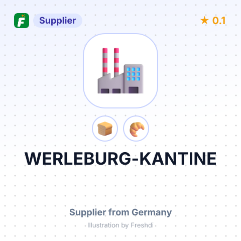WERLEBURG-KANTINE – summary card, no photo uploaded yet
