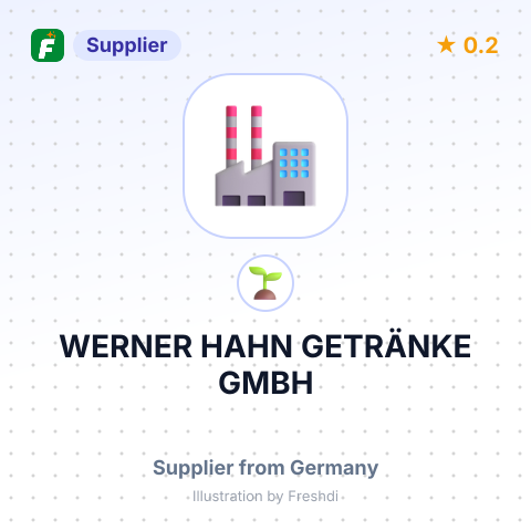 WERNER HAHN GETRÄNKE GMBH – summary card, no photo uploaded yet
