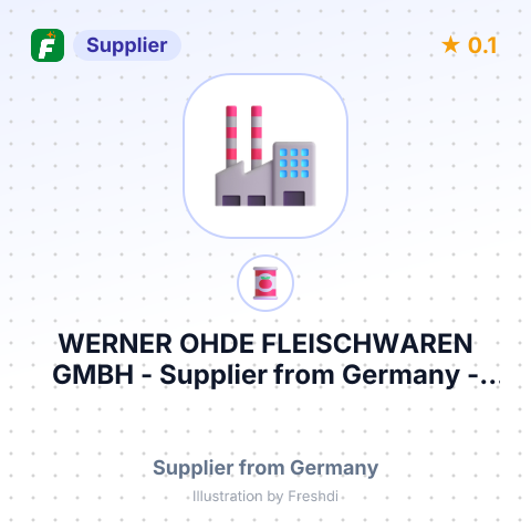 WERNER OHDE FLEISCHWAREN GMBH – summary card, no photo uploaded yet