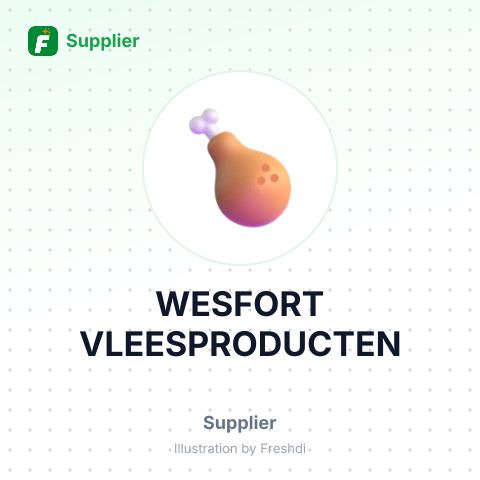 WESFORT VLEESPRODUCTEN – summary card, no photo uploaded yet
