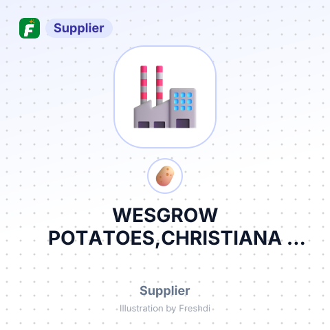 WESGROW POTATOES,CHRISTIANA SOUTH AFRICA – summary card, no photo uploaded yet