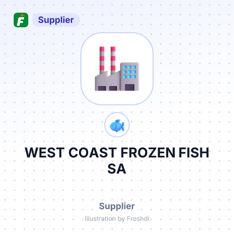 WEST COAST FROZEN FISH SA – summary card, no photo uploaded yet