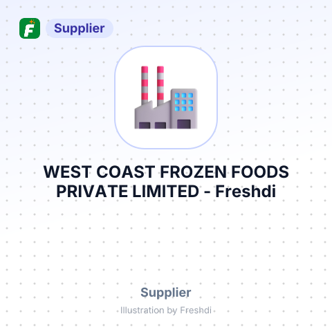 WEST COAST FROZEN FOODS PRIVATE LIMITED – summary card, no photo uploaded yet