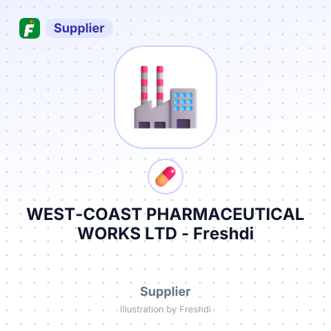 WEST-COAST PHARMACEUTICAL WORKS LTD – summary card, no photo uploaded yet