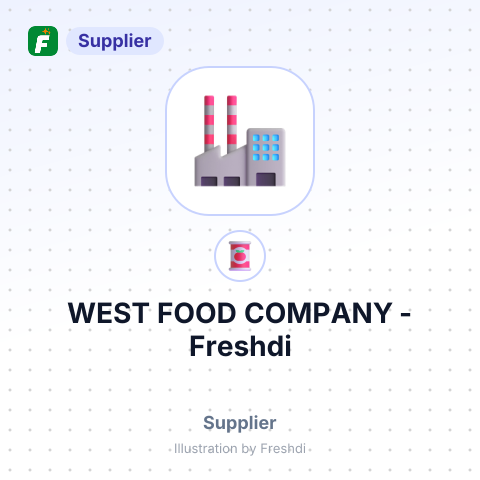 WEST FOOD COMPANY – summary card, no photo uploaded yet