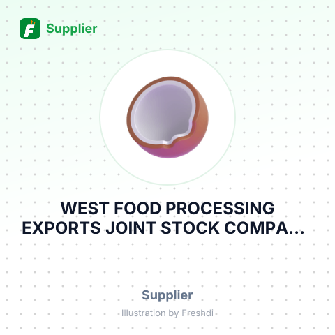 WEST FOOD PROCESSING EXPORTS JOINT STOCK COMPANY – summary card, no photo uploaded yet
