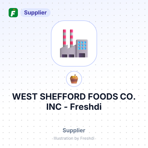 WEST SHEFFORD FOODS CO. INC – summary card, no photo uploaded yet
