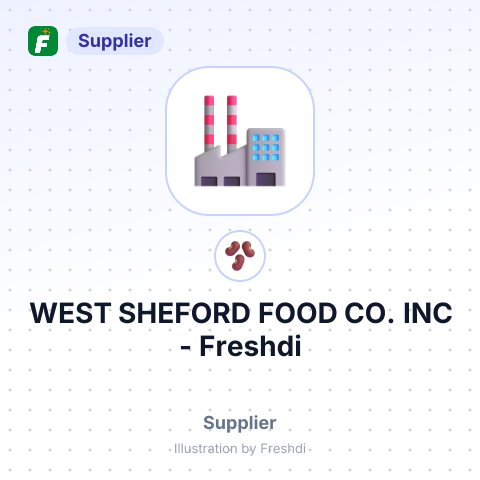 WEST SHEFORD FOOD CO. INC – summary card, no photo uploaded yet