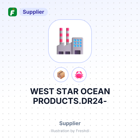 WEST STAR OCEAN PRODUCTS.DR24- – summary card, no photo uploaded yet