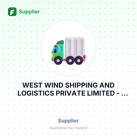 WEST WIND SHIPPING AND LOGISTICS PRIVATE LIMITED – summary card, no photo uploaded yet