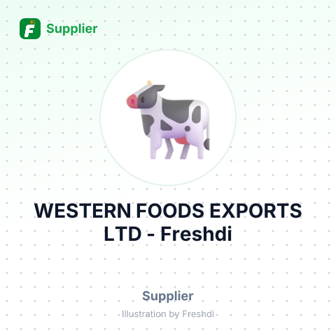 WESTERN FOODS EXPORTS LTD – summary card, no photo uploaded yet