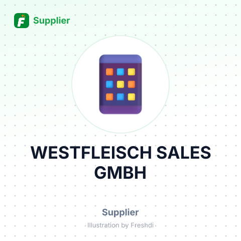 WESTFLEISCH SALES GMBH – summary card, no photo uploaded yet