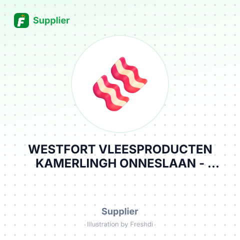 WESTFORT VLEESPRODUCTEN KAMERLINGH ONNESLAAN – summary card, no photo uploaded yet