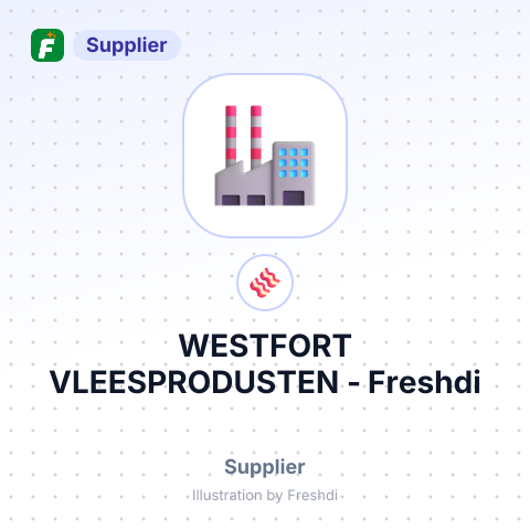 WESTFORT VLEESPRODUSTEN – summary card, no photo uploaded yet