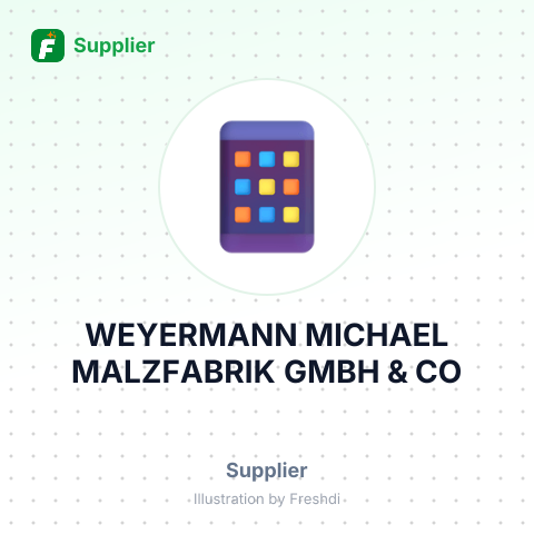 WEYERMANN MICHAEL MALZFABRIK GMBH & CO – summary card, no photo uploaded yet