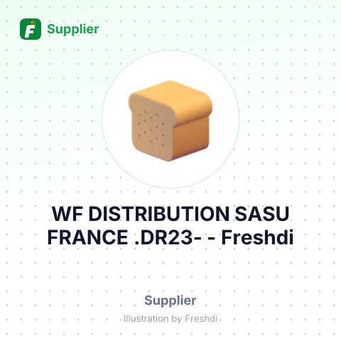 WF DISTRIBUTION SASU FRANCE .DR23- – summary card, no photo uploaded yet